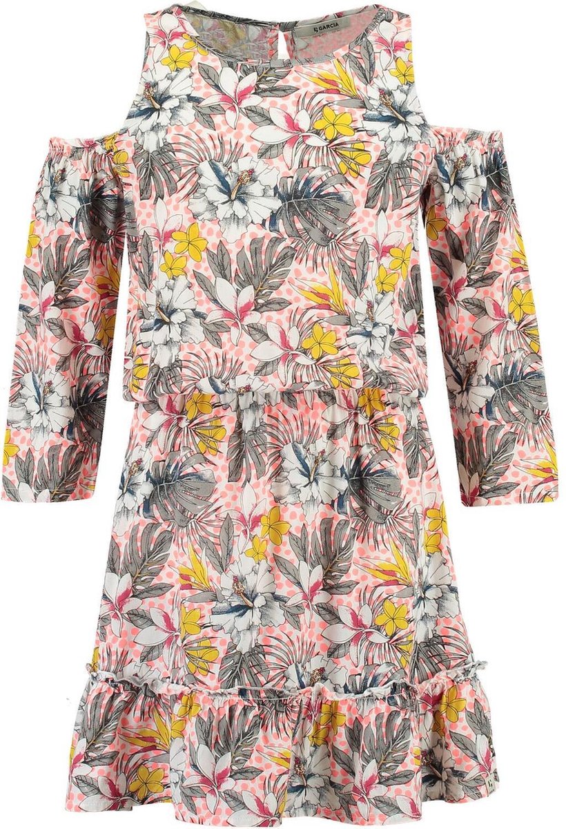 Garcia Meisjes Jurk - neon orange - Maat 176