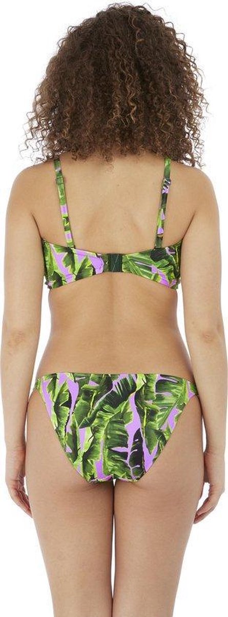 Freya - Maat 75D - JUNGLE OASIS UW Bandeau Bikini Top - CASSIS - Vrouwen