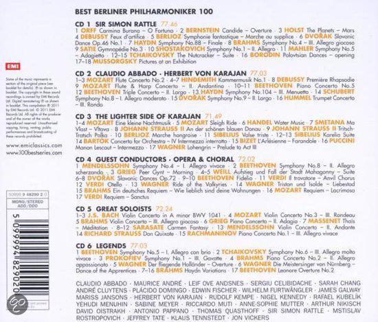 100 Best Berliner Philharmoniker - CDBox
