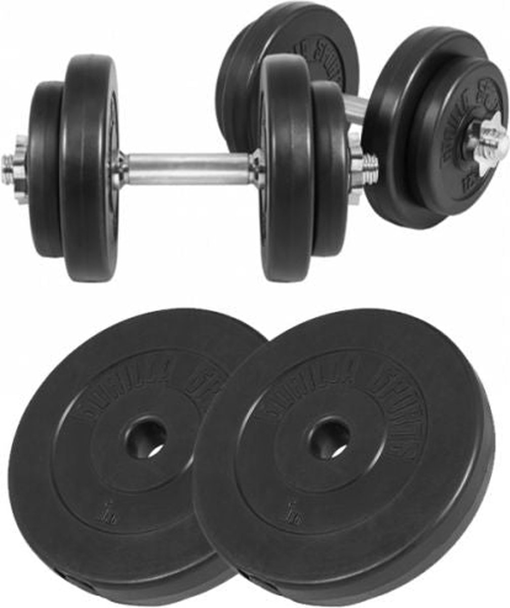 dumbbells, gewichtenset, rubber weights, barbell plates, gewichten onderdelen
