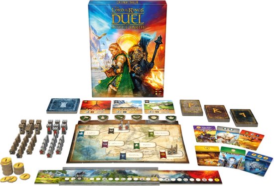 The Lord of the Rings - Duel for Middle Earth - Nederlandstalig Kaartspel Merk: Repos Production