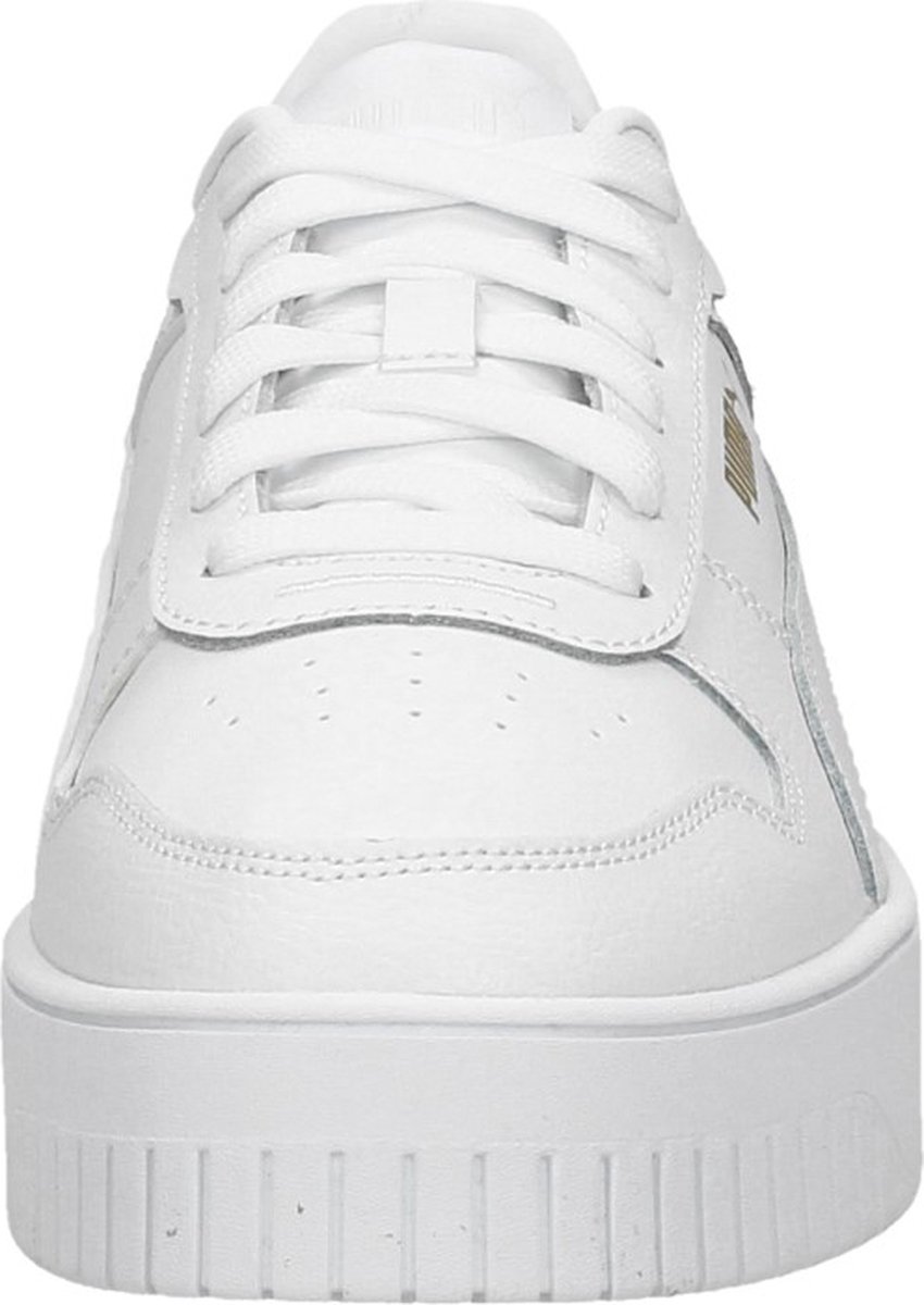 PUMA - mt 36 - Carina Street Dames Sneakers - Wit/Goud