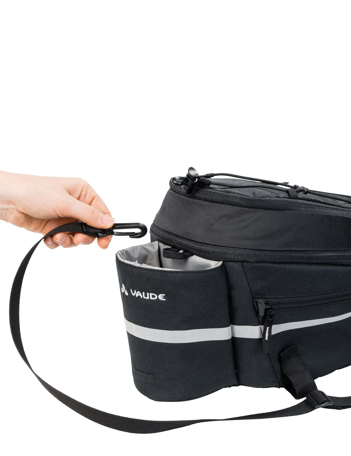 Vaude Bagagedragertas Silkroad Plus 9+7L Black (i-Rack)