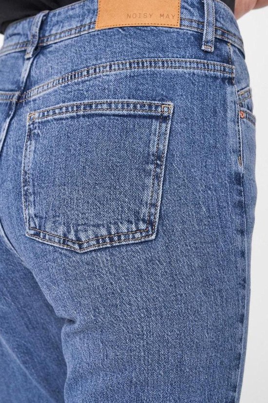 Noisy may Jeans Nmolivia Nw Slim Straight Jeans Mb 27015687 Medium Blue Denim Dames Maat - W27 X L32