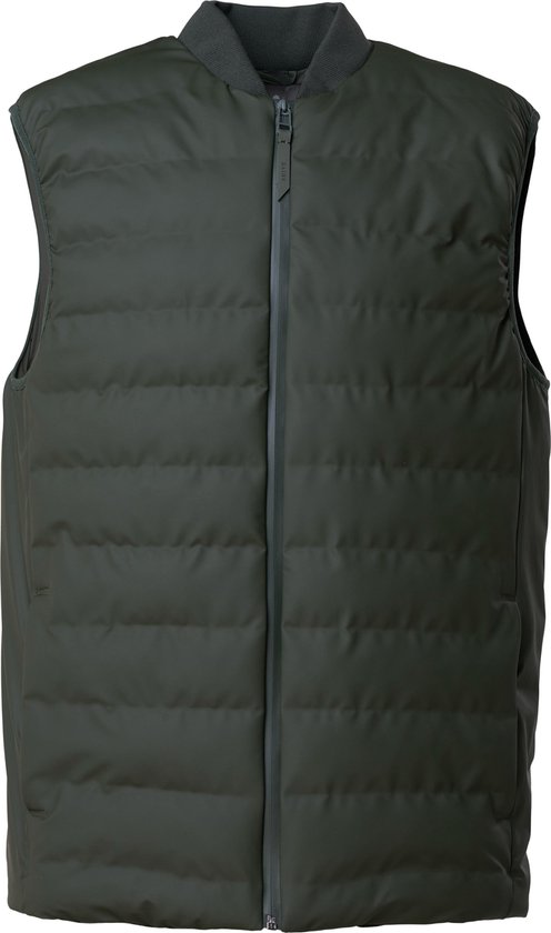 Rains Trekker Vest 1520 Regenjas Unisex - Groen - Maat L