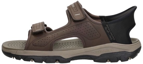 sandalen, sandaal, bruine, antislip, voetbed