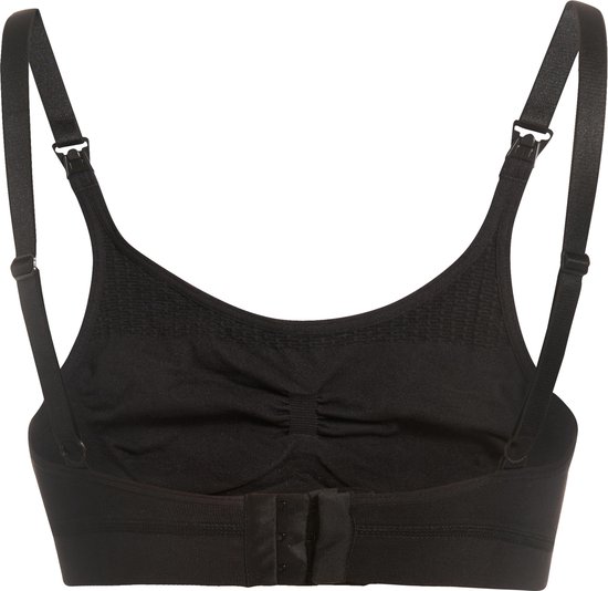 Noppies  - Maat XL/XXL- Comfortabele naadloze voedingsbh - Black