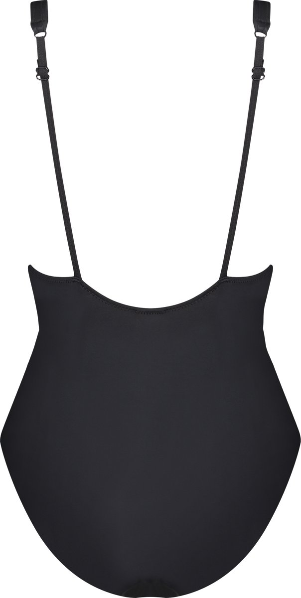 Hunkemöller - maat 40 - Dames Badmode Badpak Luxe - Zwart