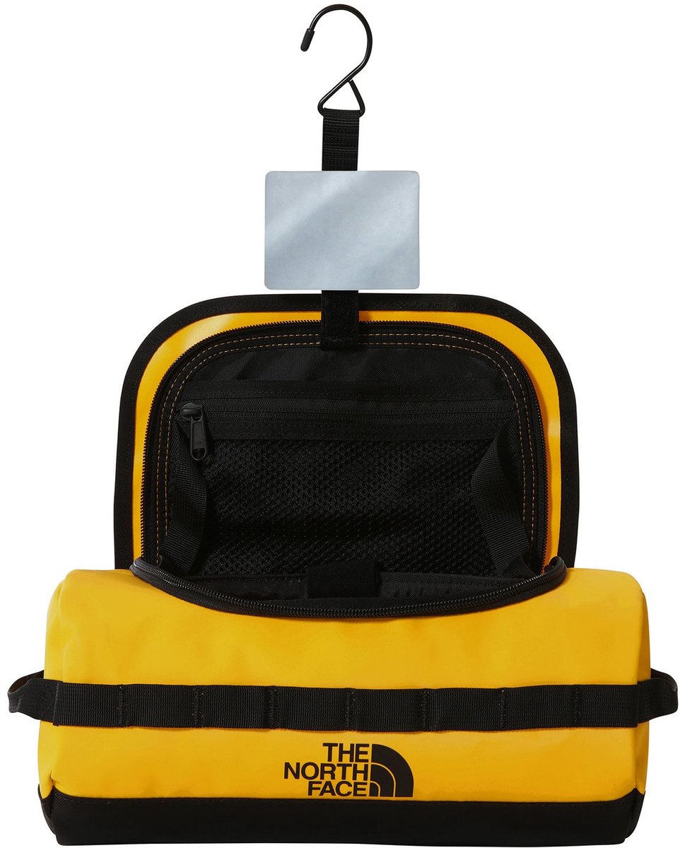 rugzak, rugzak speciaal, the north face, gele kleur, harde buitenkant