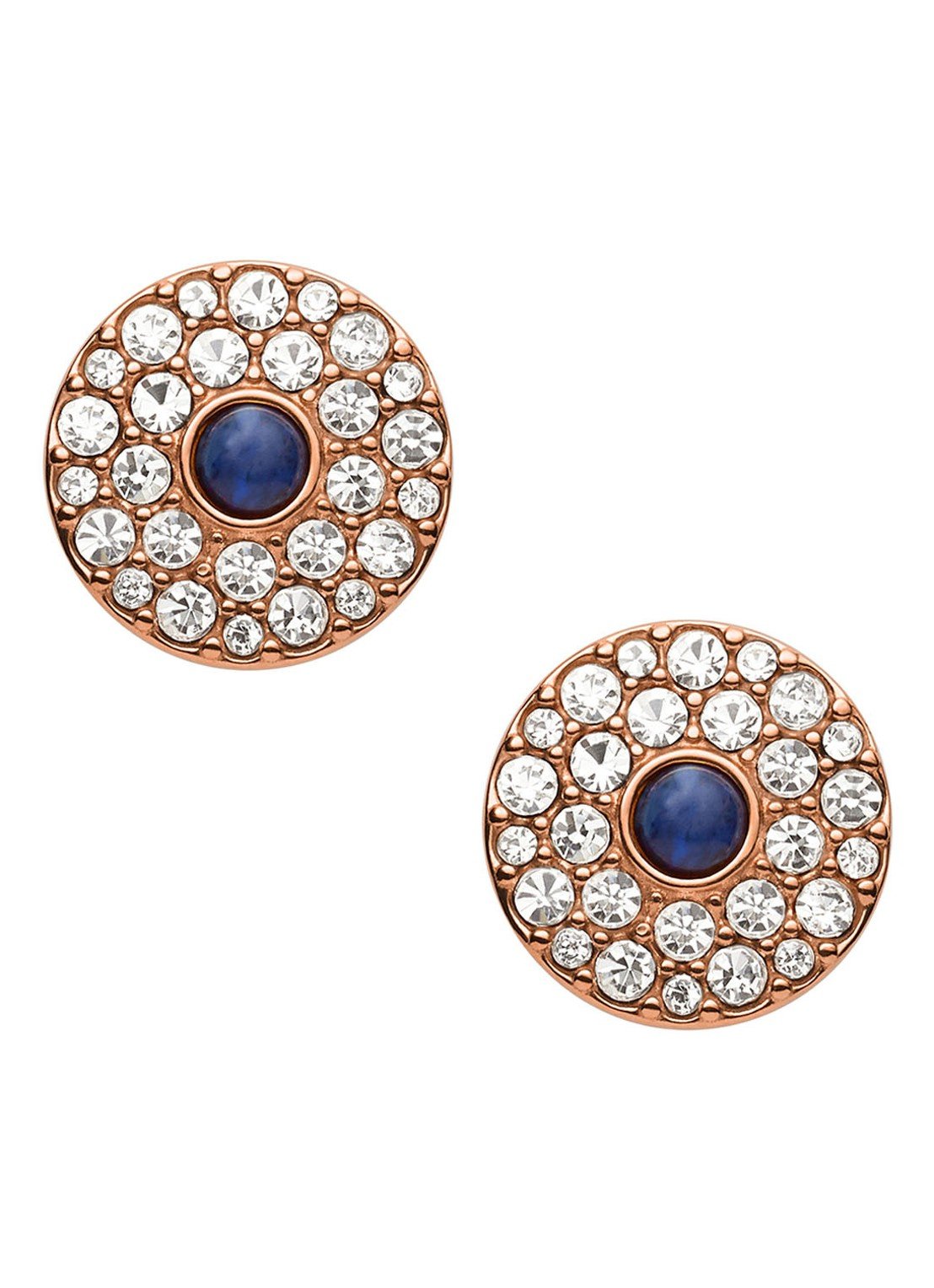 Fossil Oorstekers met strass JF03583791