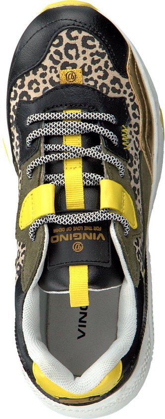Vingino - Maat 37 - Mila Meisjes Sneakers - Multicolor Army