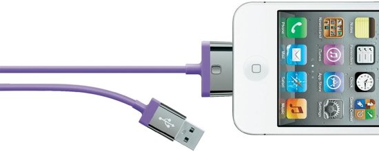 Belkin MIXIT Apple 30 pins naar USB Kabel - 2m - Paars