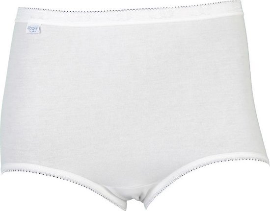 Sloggi Basic Maxi - Onderbroek - Dames - Maat 44 - Wit - 4-pack