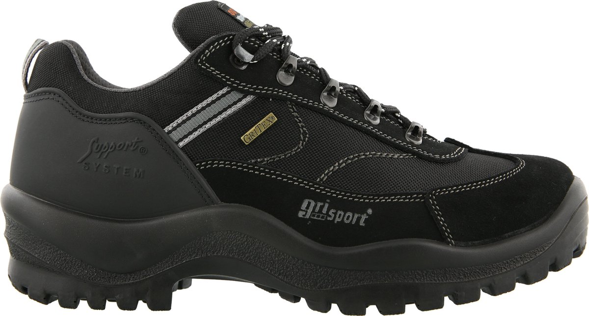 Grisport - maat 44- Torino Low Wandelschoenen Unisex - Black