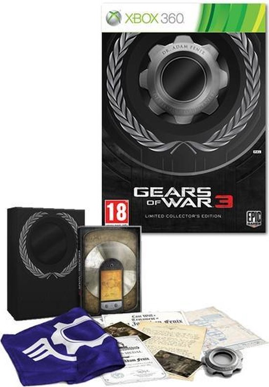 gear, gears of war 3, limited edition, collector's, console accessory