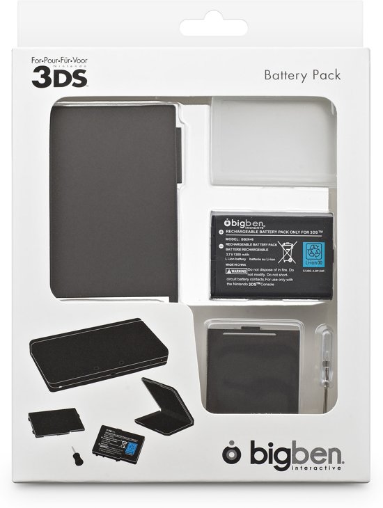Big Ben, Oplaadbare Lithium-ion batterij voor Nintendo 3DS