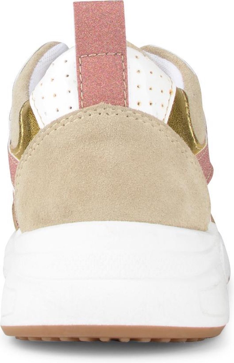 PS Poelman - maat 37 - CAROCEL Dames Sneakers - Beige Multi