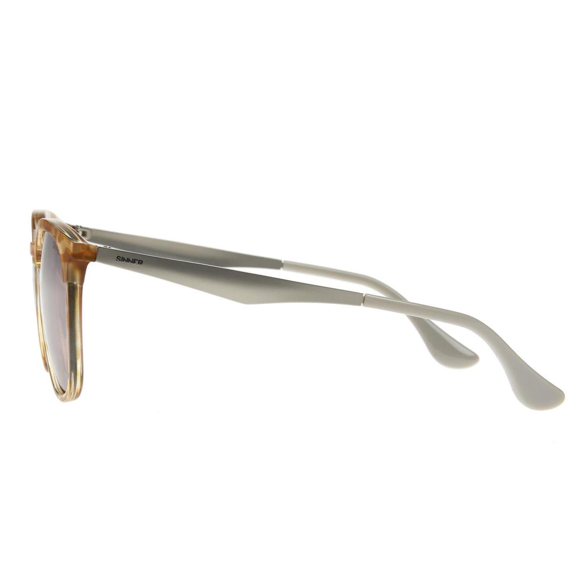 Sinner Cowell Unisex Zonnebril - Mat Grijs/Zandkleurig