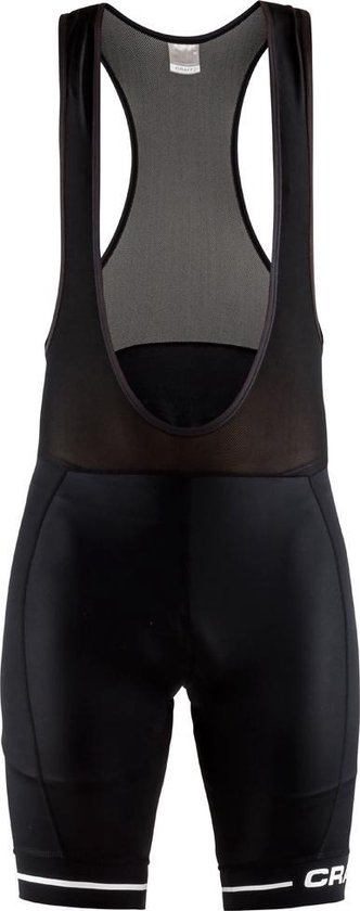 Craft Rise Bib Fietsbroek Heren - Zwart; Wit - Maat - Xl