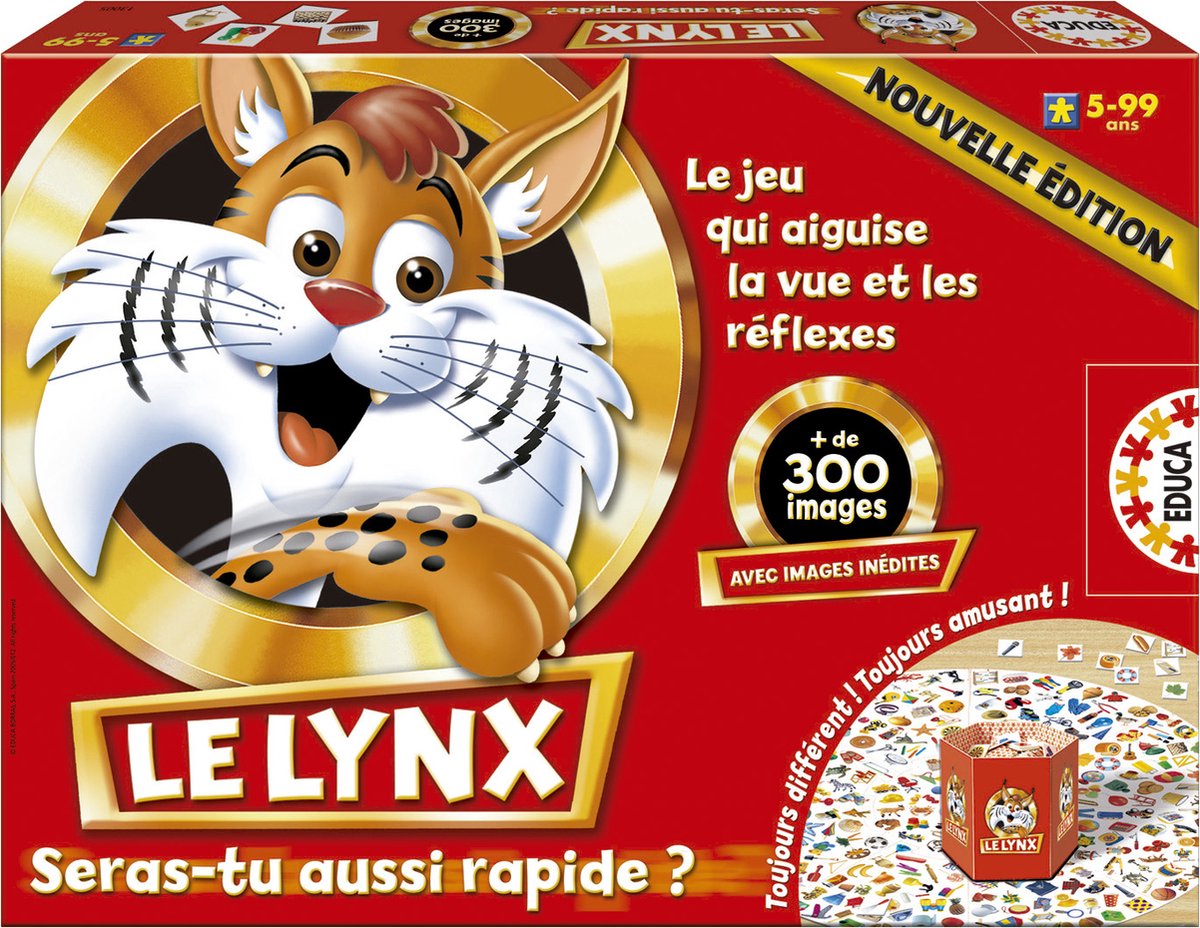 jeu, lynx, image, coffret, cartes