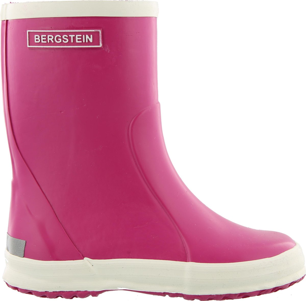 regenlaars, rubberboot, roze, zool, glad rubber