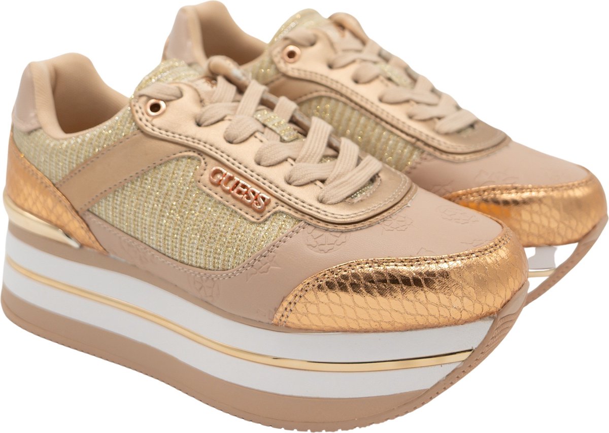 Guess Hansin active lady dames sneaker - 37 - Roze