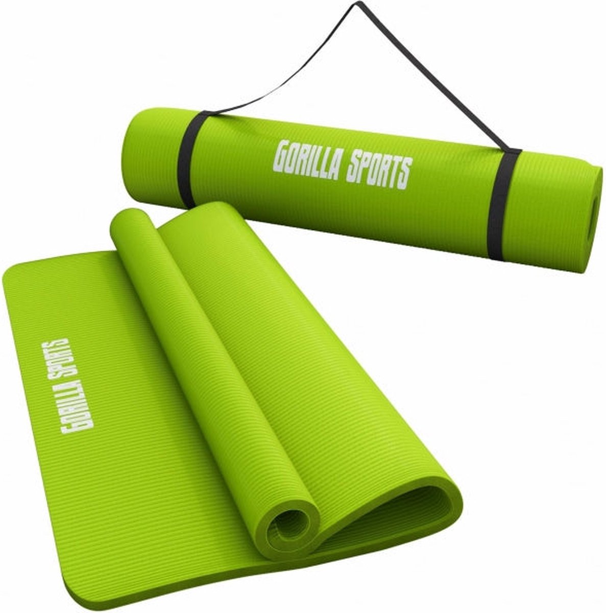 yoga mat, fitness mat, anti-slip, 30mm thickness, groene kleur