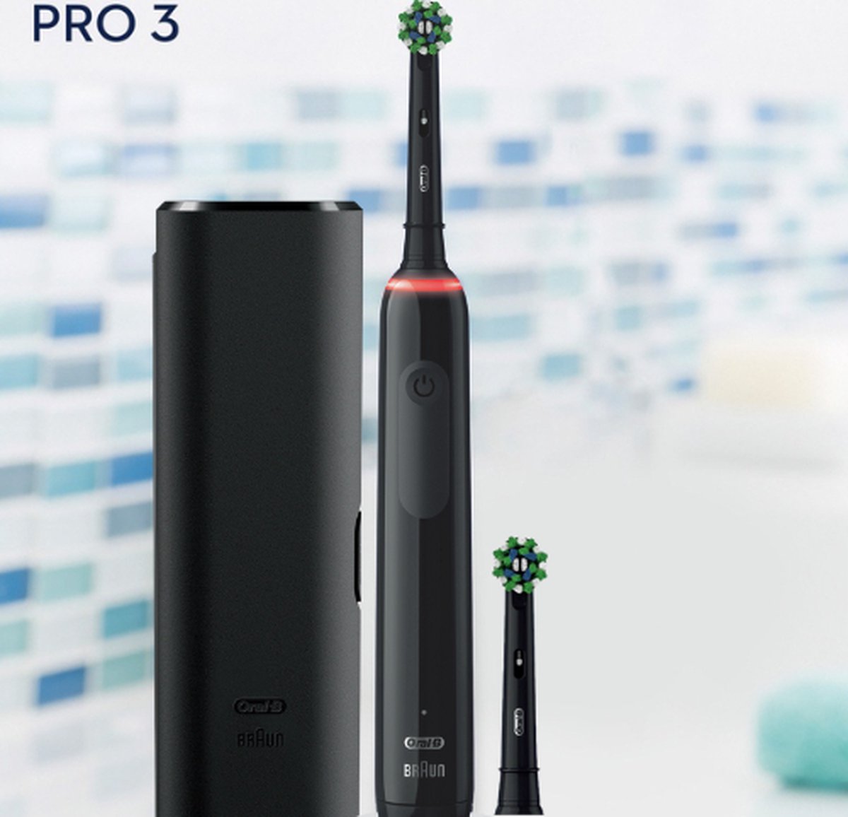 Oral-B Pro 3 3500 - Zwart Elektrische Tandenborstel