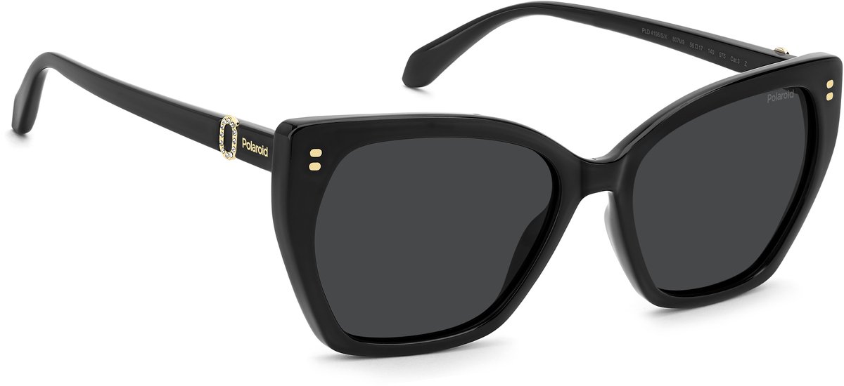 zonnebril, oversized, cat-eye, zwart, vaatsyndice