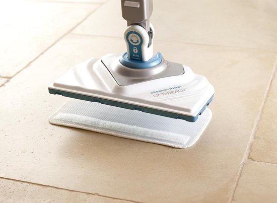 BLACK+DECKER STEAM MOP™: Hygienisch, makkelijk, snel en chemicalienvrij voor alle gesloten vloeren. Variabele stoominstelling - FSM1616-QS