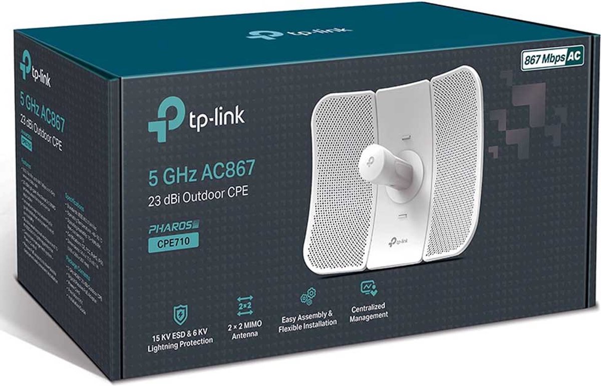 TP-Link CPE710 - Network Accesspoint - Wit