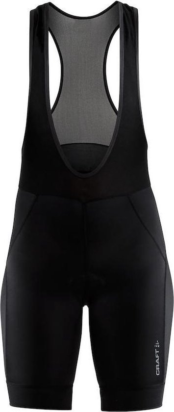 Craft Rise Bib Shorts W Fietsbroek Dames - Zwart - L