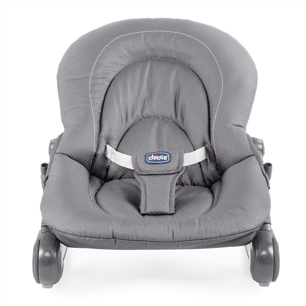 Chicco Relax Hoopla - Wipstoel baby - Met babygym speelboog - Comfortabel - Moon Grey