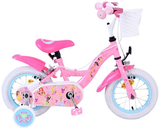 Disney Princess Kinderfiets - Meisjes - 12 inch - Roze - Twee Handremmen