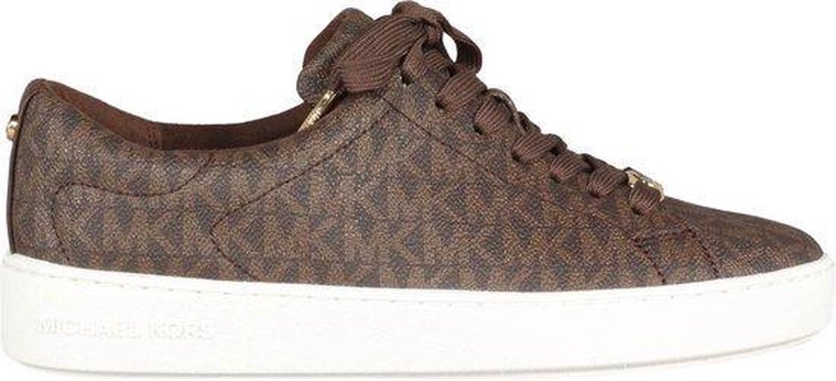 Michael Kors - maat 38 Keaton Lace Up Dames Sneakers - Brown