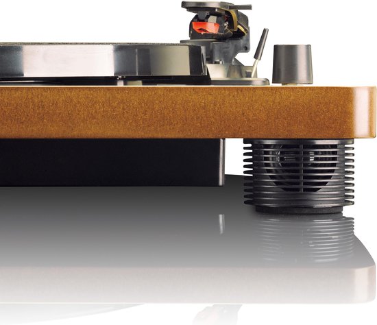 Lenco LS-50 - Platenspeler met speakers en reserve naald - Hout