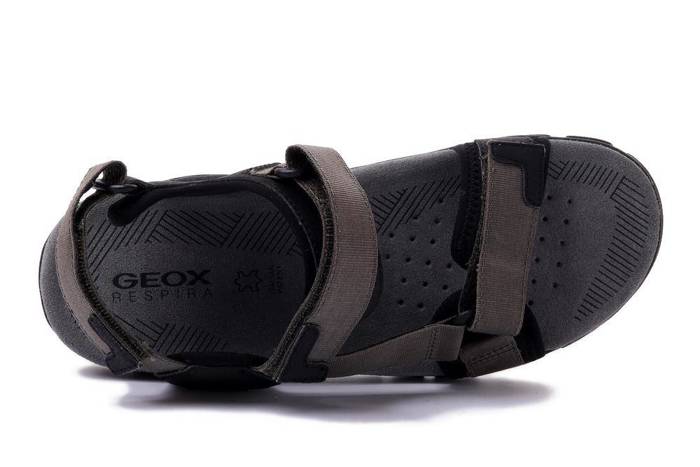 GEOX herensandalen -  U3524A 00011 C3009 militair - mt 41