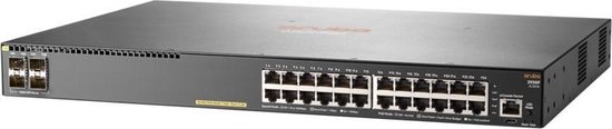 Hewlett Packard Enterprise Aruba 2930F 24G PoE+ 4SFP Managed L3 Gigabit Ethernet (10/100/1000) Power