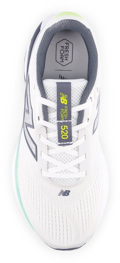 sneaker, wit, mesh, veters, Fresh Foam 520