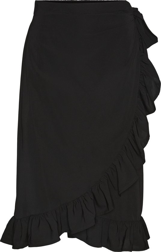 Vero Moda - Maat S -  VMOLEA TY HW BLK SKIRT WVN GA Dames Rok