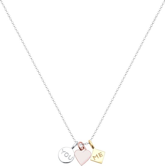 Elli Halsketting YOU ME 925 Sterling Zilver - 45 cm