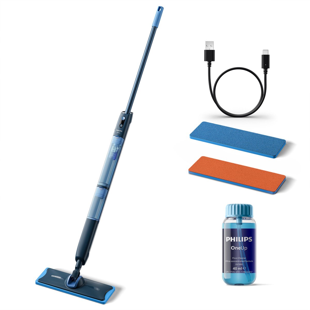 Philips OneUp Elektrische Dweil series - Dweilsysteem - Vloerreiniger