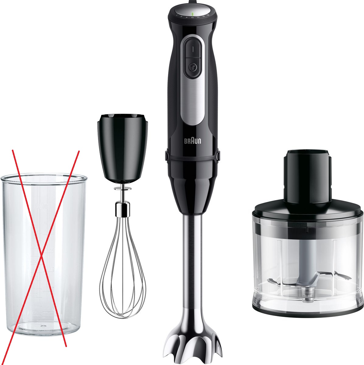 Braun MultiQuick 5 Pro MQ55.236M - Staafmixer - Zwart