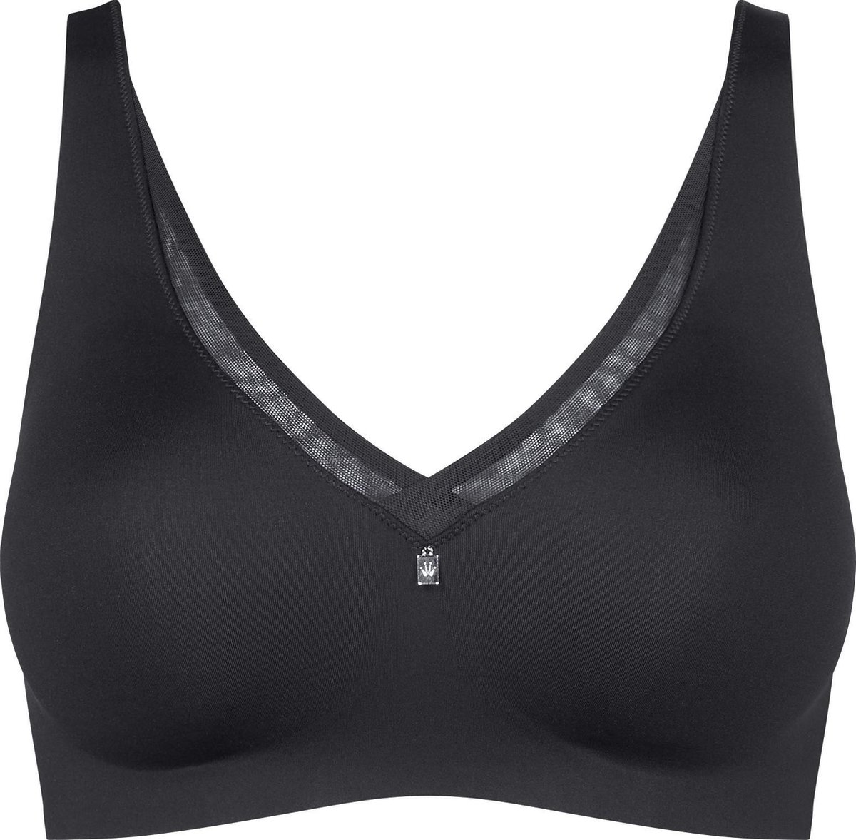 bh bra, zwart, V-hals, bh-maat, minimale vulling