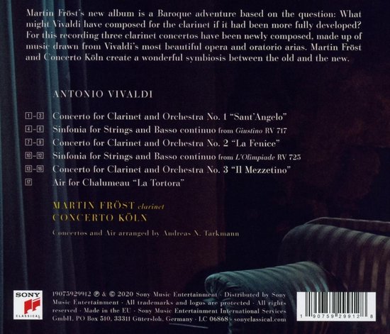 Martin &amp; Concerto Koln Frost - Vivaldi (CD)