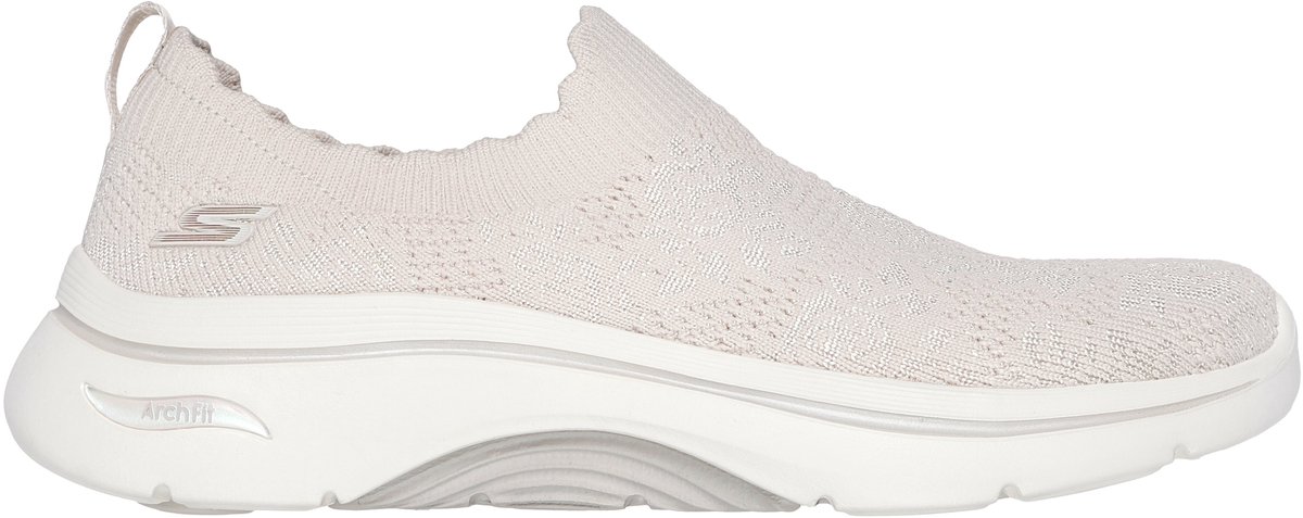 Skechers - maat 38 - GO WALK ARCH FIT 2.0 Dames Sneakers - Naturel