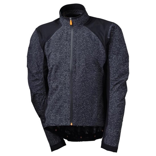 AGU Hivis Fiets Regenjack Essential Heren - Zilver - S