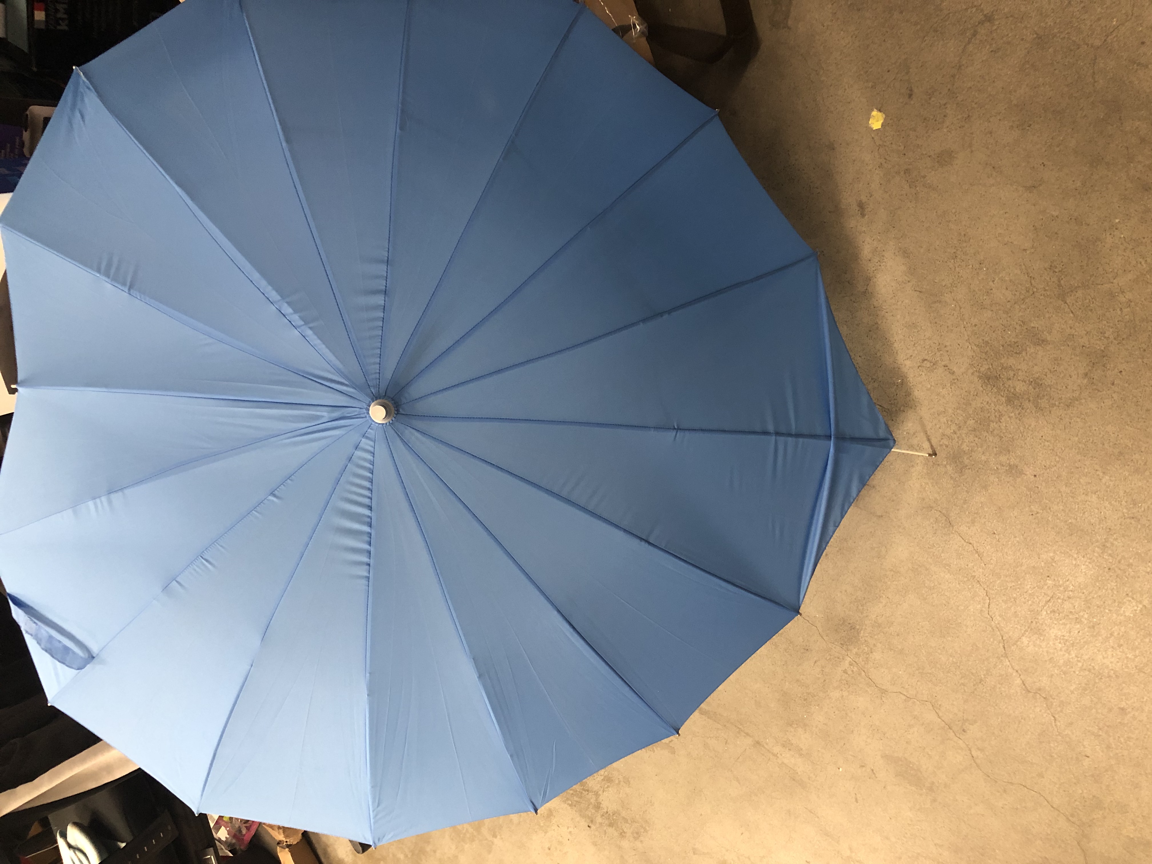 Impliva Heart UV-Bescherming Paraplu - Ø 110 cm - Lichtblauw