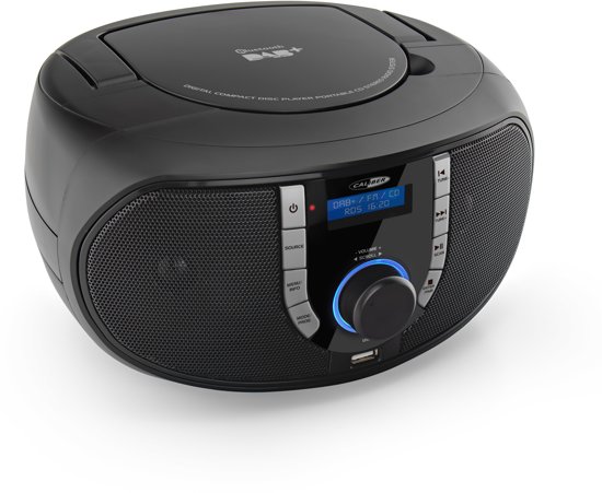 Caliber HBC433DAB-BT - Portable radio CD speler met DAB+ - Zwart