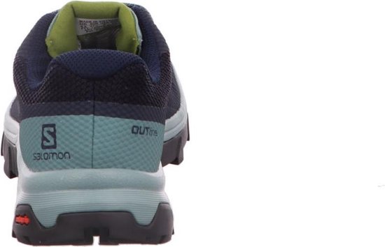 Salomon - Maat 41 1/3 - Outlinegtxw Wandelschoenen Dames - Trellis / Navy Blazer / Guacamole